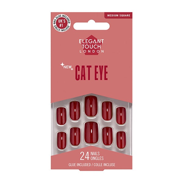 Elegant Touch Gel Finish Cat Eye- Scarlet Shimmer