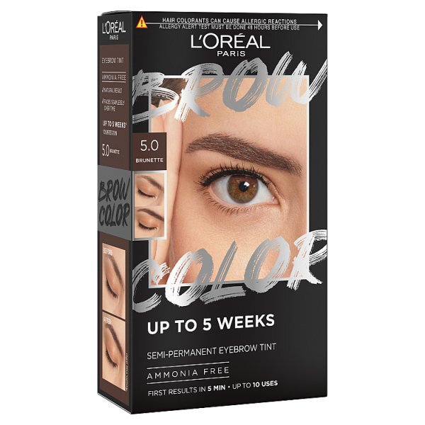L'Oréal Paris Brow Color Semi-Permanent Tint 5.0 Brunette