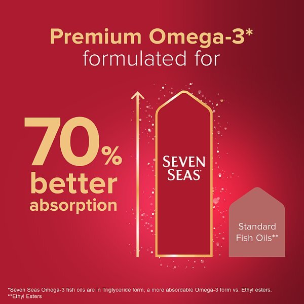 Seven Seas Omega-3 Plus Turmeric - 30 Duo Pack