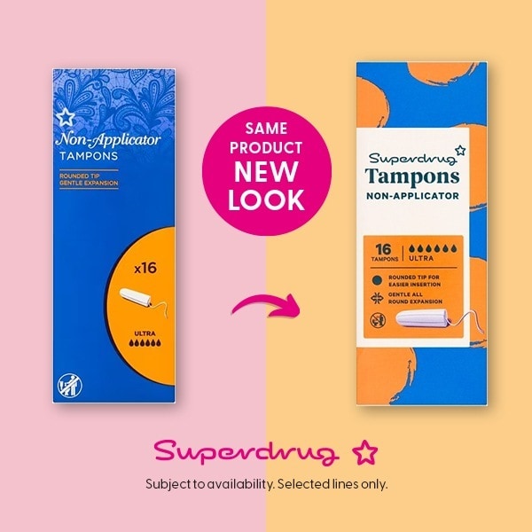 Superdrug Ultra Non Applicator Tampon x16