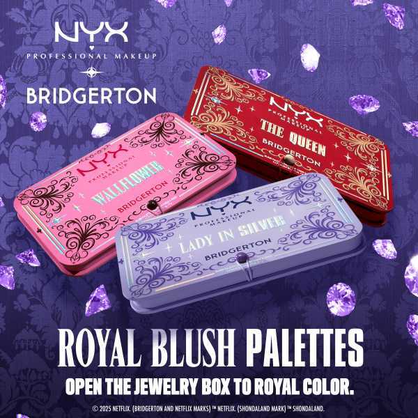 Nyx Professional Makeup X Bridgerton Lady Insilver Blush Duo