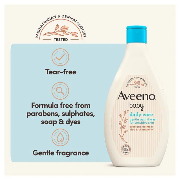 Aveeno Baby Daily Care Gentle Bath & Wash 400ml