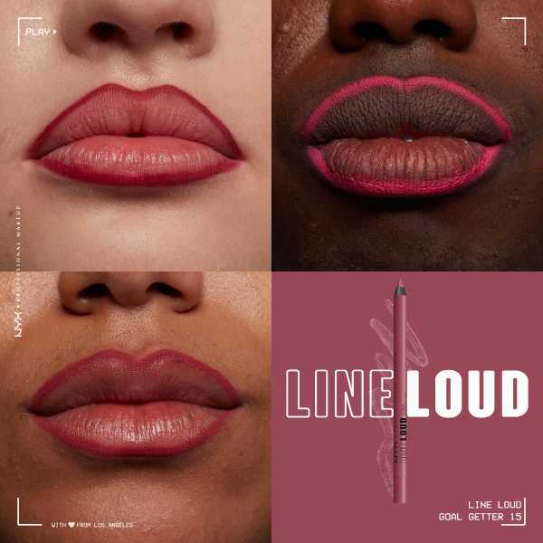 NYX Professional Makeup Line Loud Lip Liner Goal Getter
