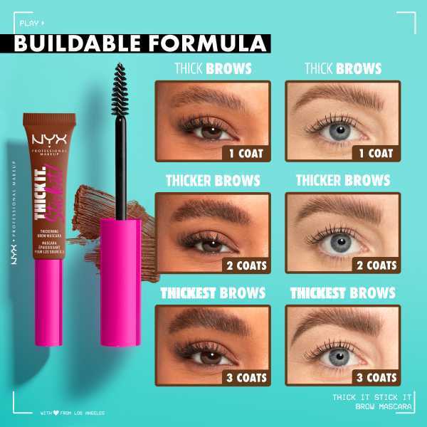 NYX Professional Makeup Brow Mascara - Brunette