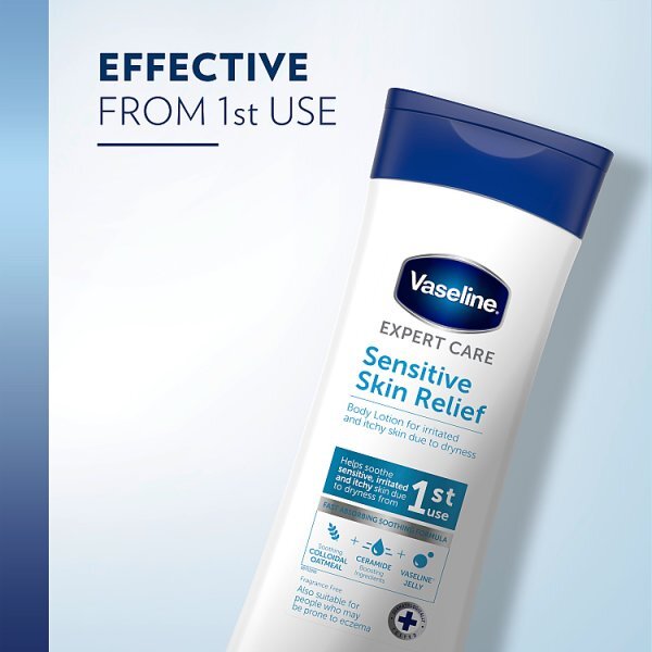 Vaseline Expert Care Sensitive Skin Relief Body Lotion 400 ml