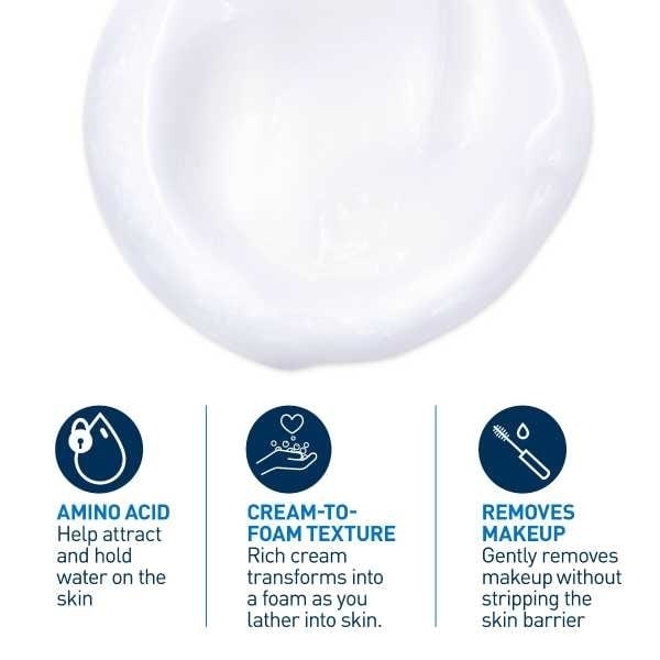 CeraVe Cream-to-Foam Cleanser with Amino Acids Normal - Dry Skin 473ml