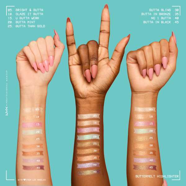 NYX Professional Makeup Buttermelt Highlighter Bright Butta