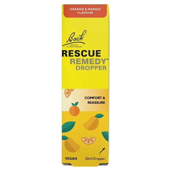 Rescue Remedy Orange & Mango Dropper 20Ml