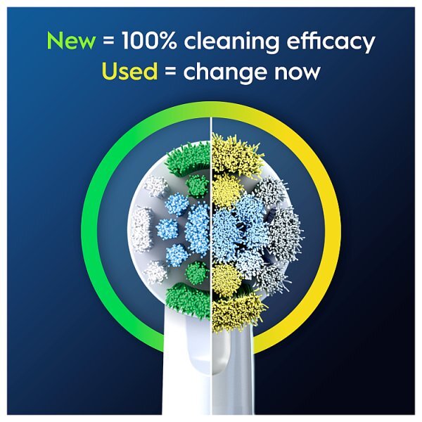 Oral-B Pro Precision Clean Toothbrush Heads, 4 Counts