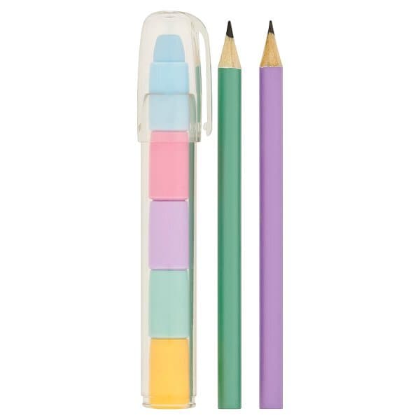 Superdrug Fantasy Eraser Pencil Set