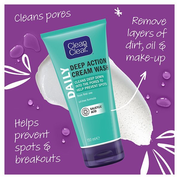 Clean & Clear Deep Action Cleansing Wash 150ml