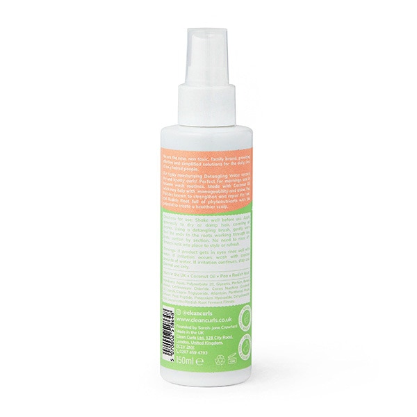 Clean Curls Detangling Water & Curl Refresher 150ml