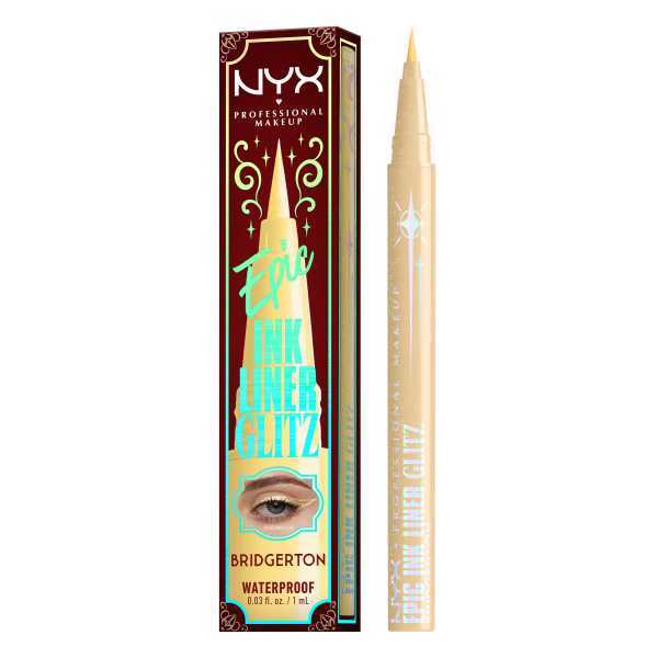 Nyx Professional Makeup X Bridgerton Royal Glitz Epic Ink