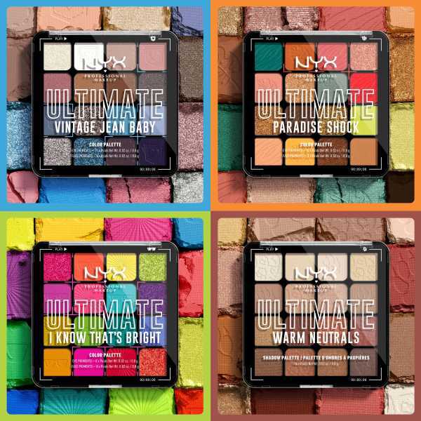 NYX Professional Makeup Ultimate Shadow Palette - Paradise Shock