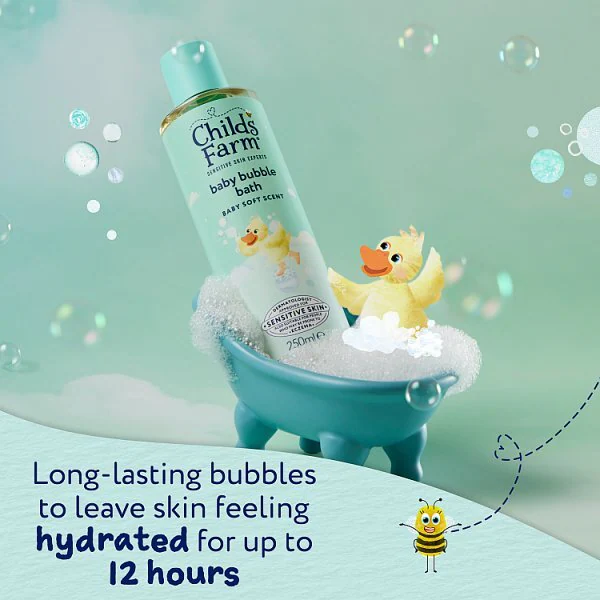 Childs Farm Baby Bubble Bath, Baby Soft Scent 250Ml