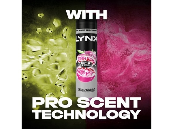 Lynx Epic Fresh Anti-Perspirant Deodorant Aerosol 250 ml