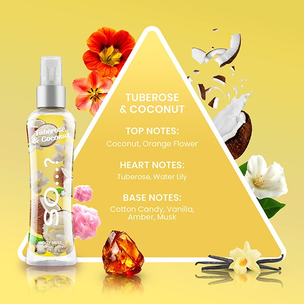 So...? Tuberose & Coconut Body Mist 100Ml
