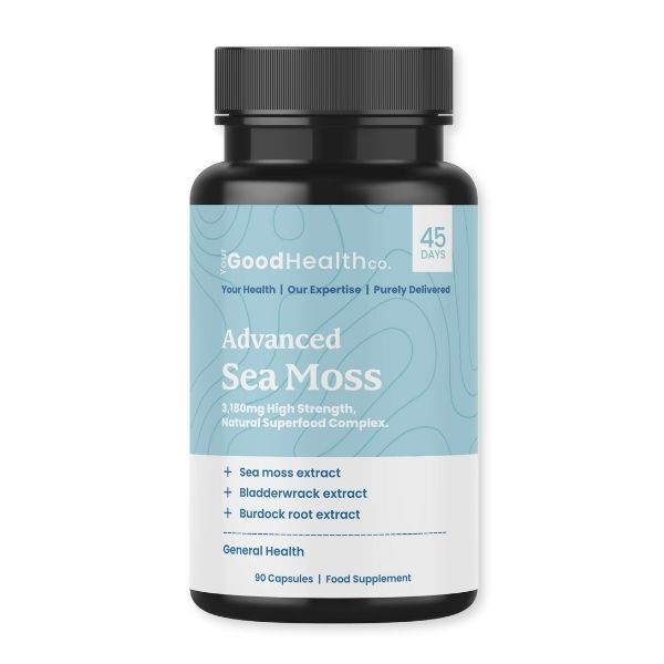Your Good Health Co Sea Moss Capsules High Strength 3180mg