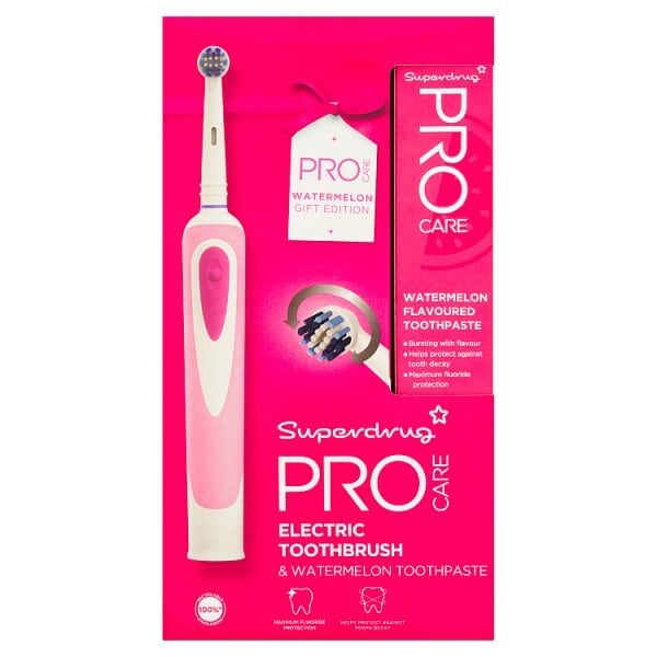 Pro Care Pink Handle Watermelon Toothpaste Gift Set