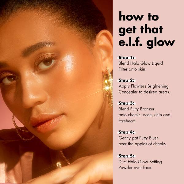 e.l.f. Halo Glow Liquid Filter Highlighter 6.5 Deep