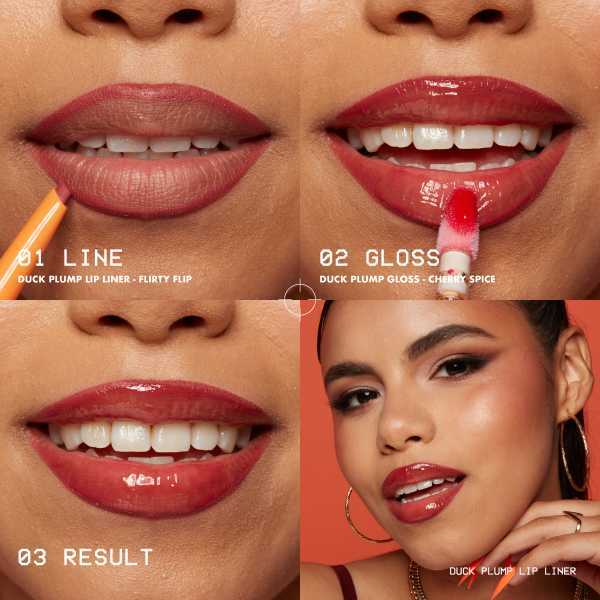 NYX Professional Makeup Duck Plump Plumping Lip Liner Dash O' Cocoa