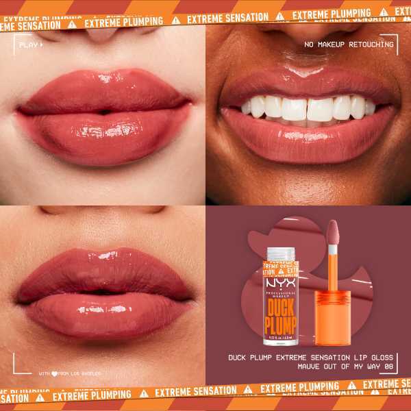 NYX Professional Makeup Duck Plump Gloss Mauve Out Of My Way