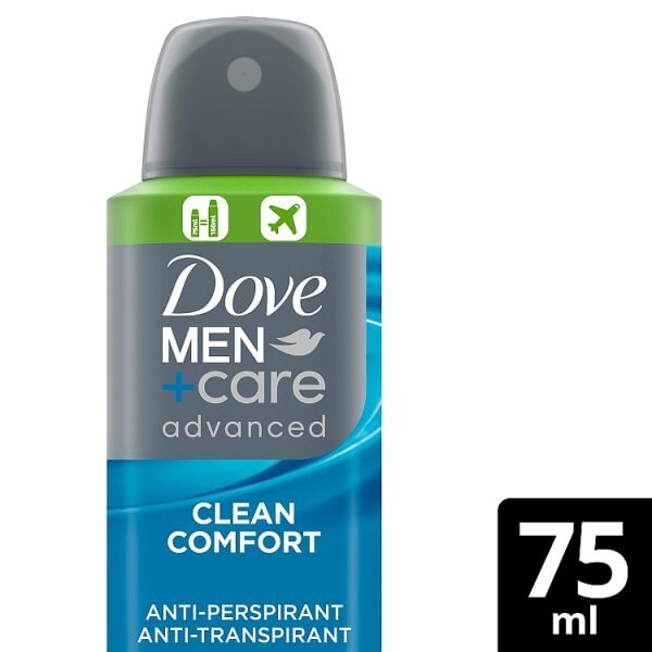 Dove Men+Care Advanced Clean Comfort Anti-Perspirant Aerosol 75 ml