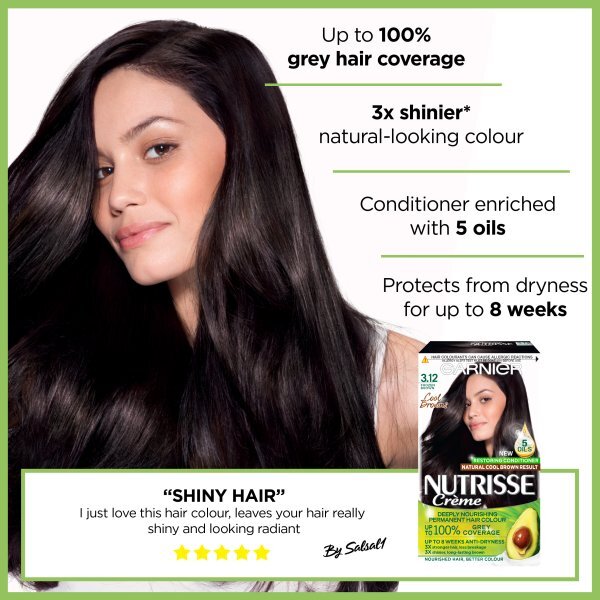 Garnier Nutrisse 3.12 Frozen Brown Permanent Hair Dye