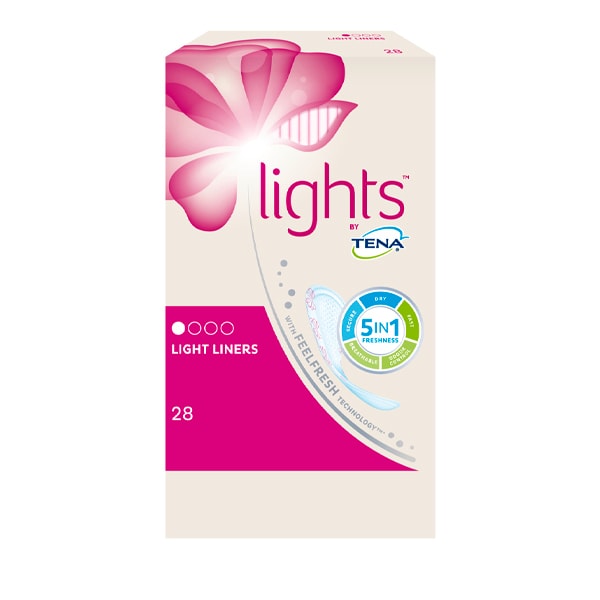 TENA Lights Light Incontinence Liners 28 pack