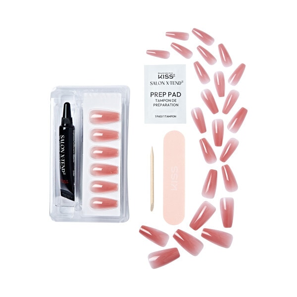 Kiss Salon X-Tend Nails - Flowers