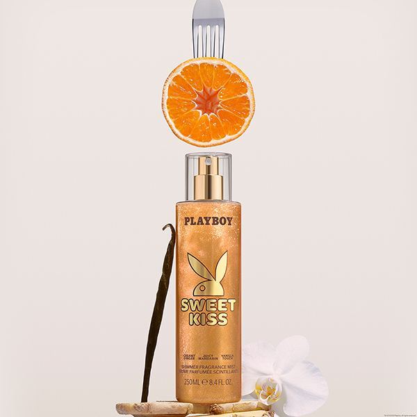 Playboy Sweet Kiss Shimmer Fragrance Mist 250Ml