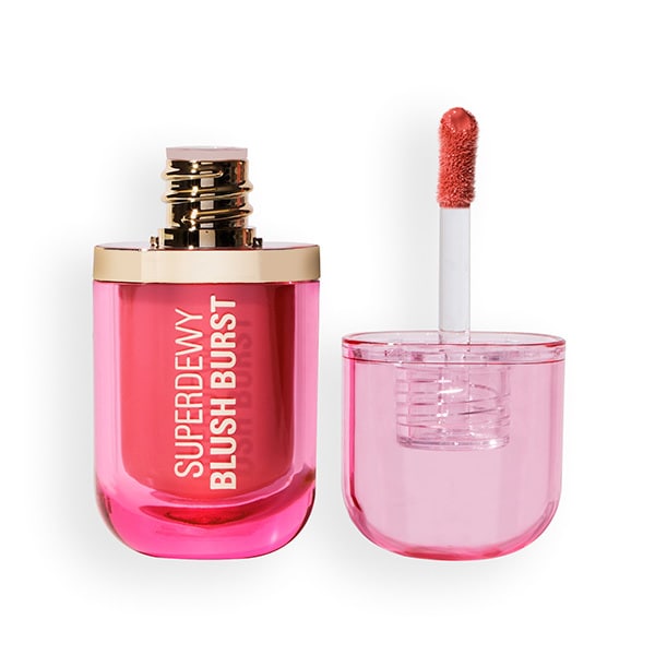 Revolution Superdewy Liquid Blush Burst Strawberry Milkshake Cool Pink
