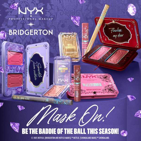Nyx Professional Makeup X Bridgerton Royal Highlighter Peach