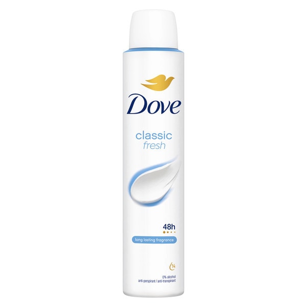 Dove Classic Fresh Anti-Perspirant Deodorant  Aerosol 200 ml