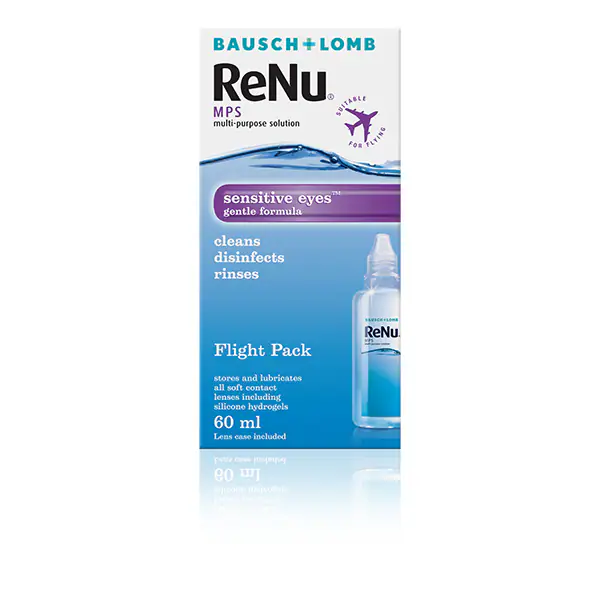 ReNu Contact Lens Multi-Purpose Solution Flight Pack 60ml
