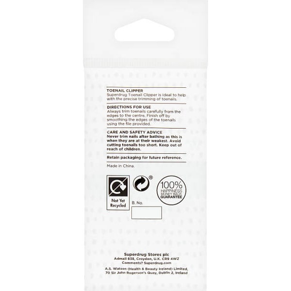 Superdrug Toenail Clipper