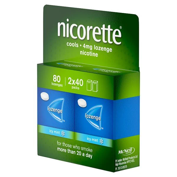 Nicorette® Cools 4Mg Icy Mint Lozenges 80S (Stop Smoking)