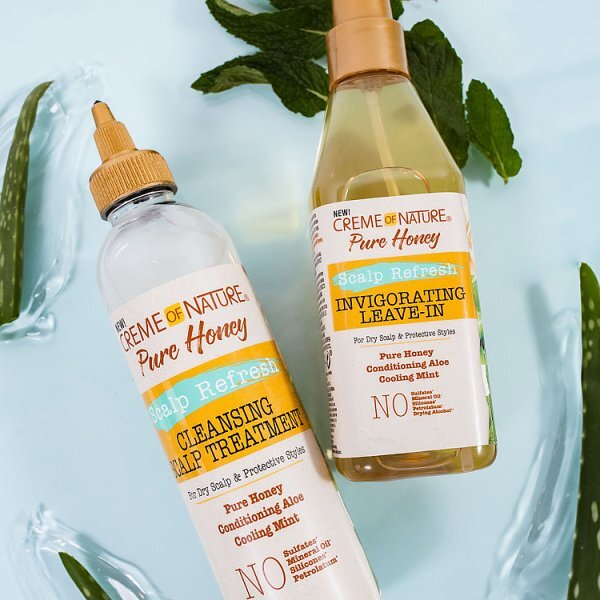 Creme of Nature Pure Honey Scalp Refresh Cleansing Treatment 236.5ml