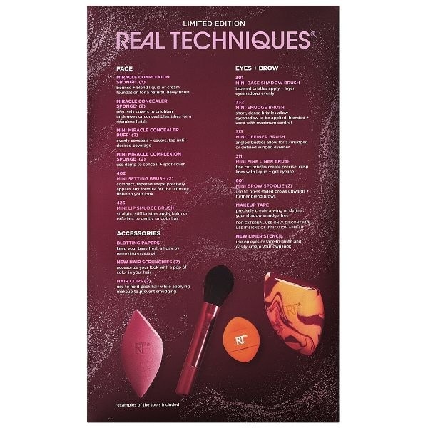 Real Techniques 25 Days Of Beauty Advent Calendar Worth 104