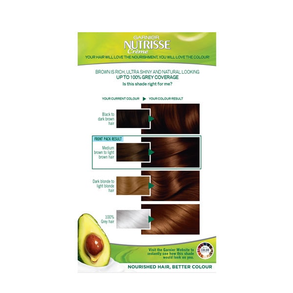 Garnier Nutrisse 4.3 Dark Golden Brown Permanent Hair Dye