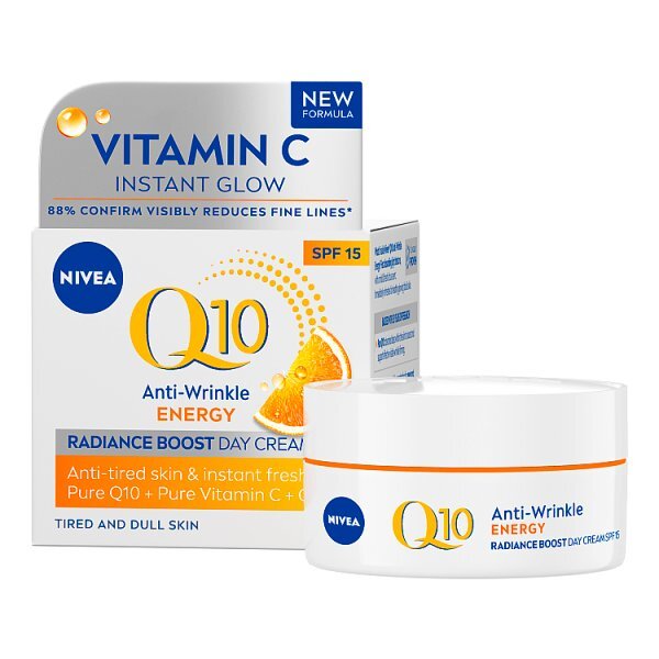 NIVEA Q10 Energy Healthy Glow Day Cream + Vit C SPF15 50ml