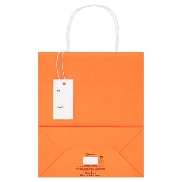 Superdrug Gift Bag Orange