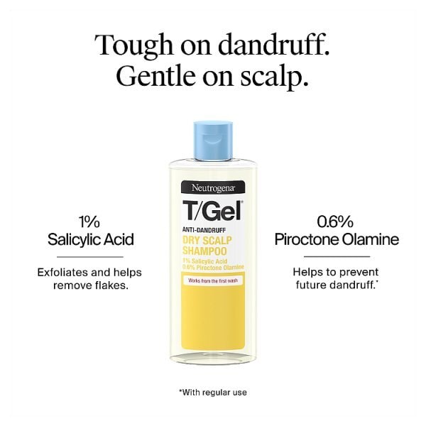 Neutrogena T/Gel Dry Scalp 250Ml Shampoo