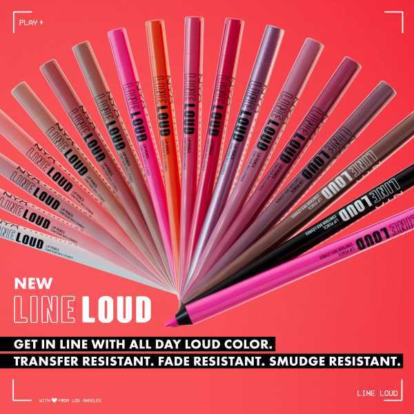NYX Professional Makeup Line Loud Lip Liner On A Mission