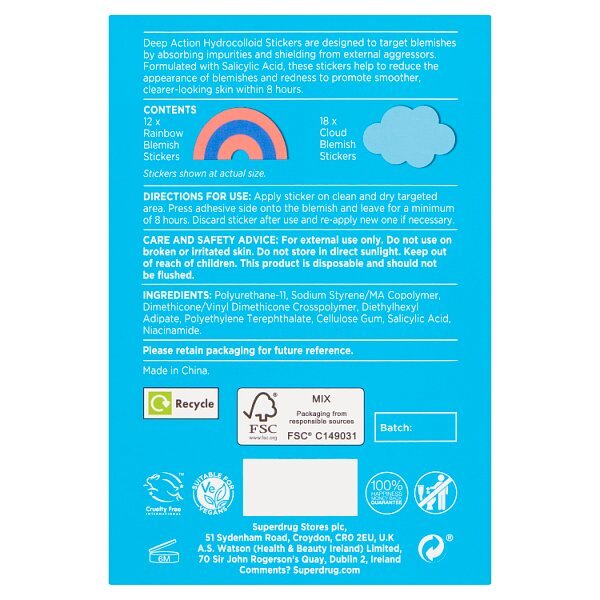 Deep Action Clouds & Rainbow Salicylic Acid Blemish Patches