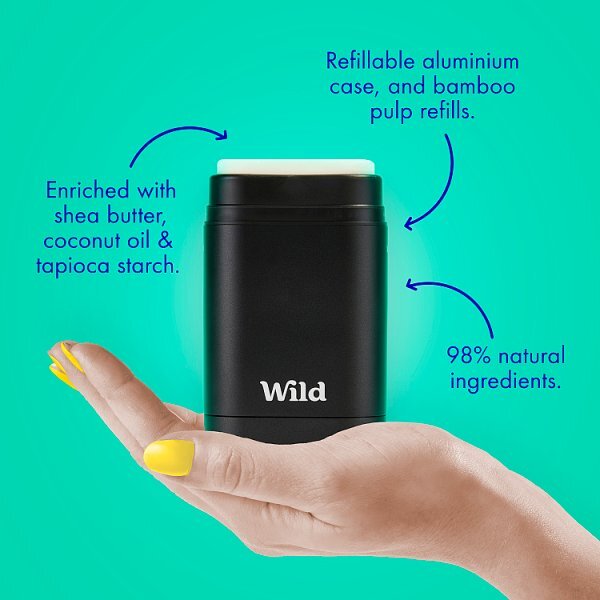 Wild Pink Case & Cherry Blossom Deodorant Refill 40g