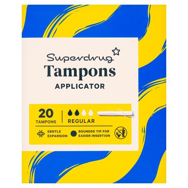 Superdrug Regular Applicator Tampons x20