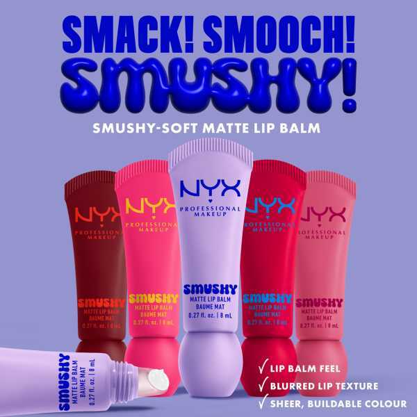 NYX Professional Makeup Smushy Matte Lip Balm Smudge Fudge