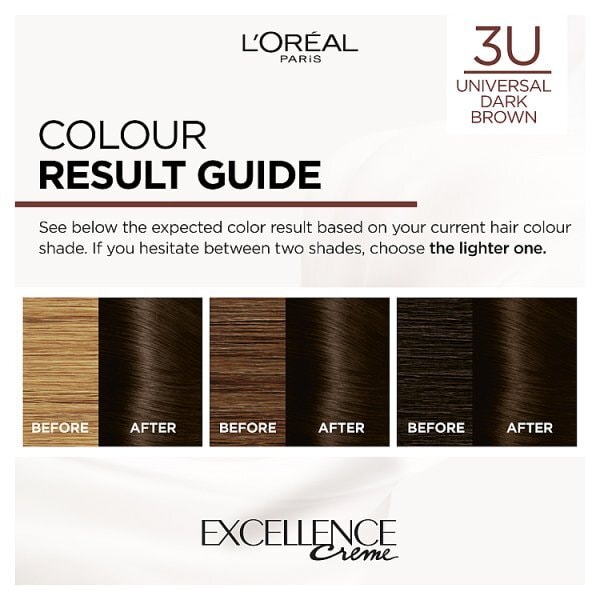 L'Oréal Excellence Crème Universal Nudes 3U Dark Brown