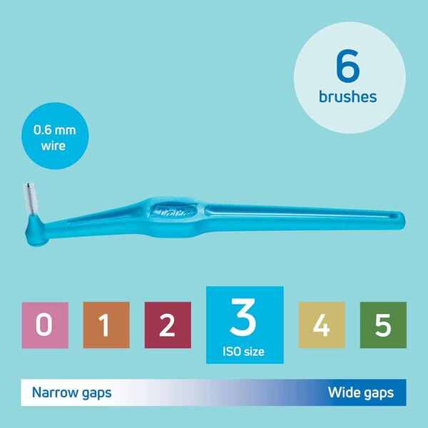 TePe Angle Interdental Brush Blue